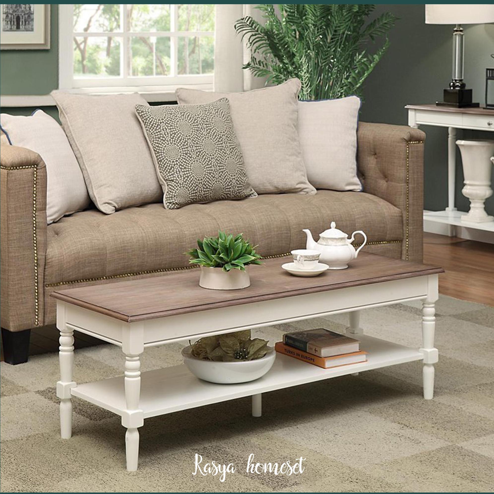 meja coffe (coffe table, meja tamu, set sofa ruang tamu)