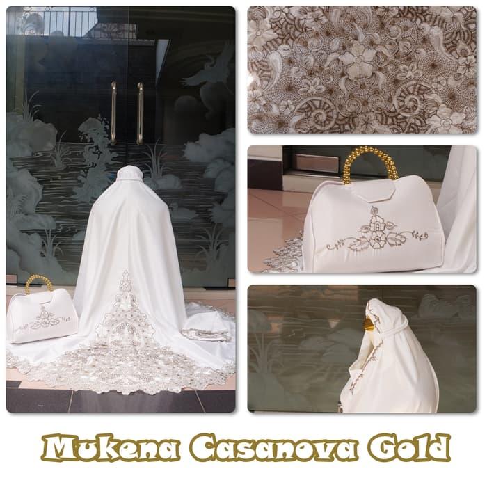 (Busana Muslim Muslimah) MUKENA CASSANOVA GOLD
