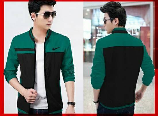 HARGA PROMO!!! Jaket Nike Man Black Tosca Jaket Nike Pria Terbaru Terlaris