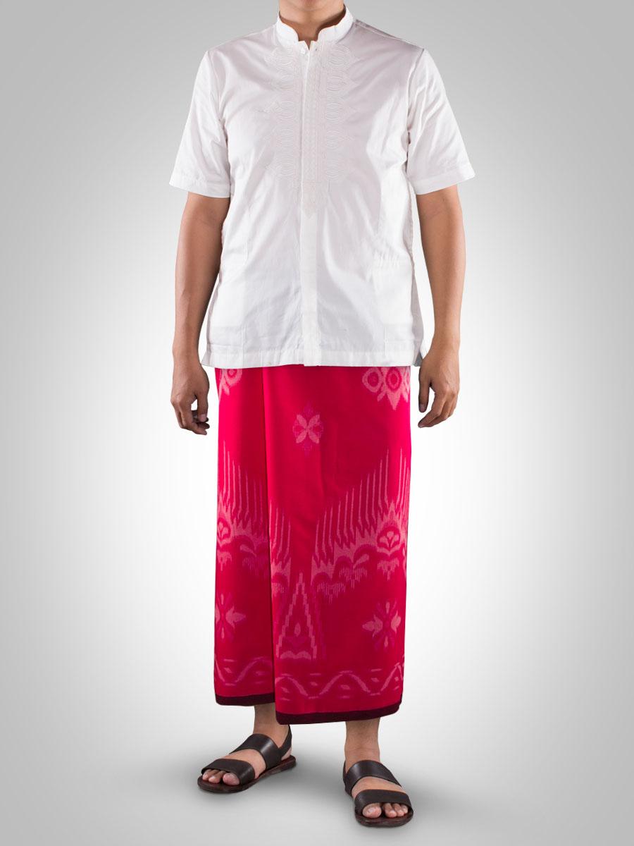 212shop Sarung Mangga Gold Motif Kembang (Random Warna 1 Pcs)