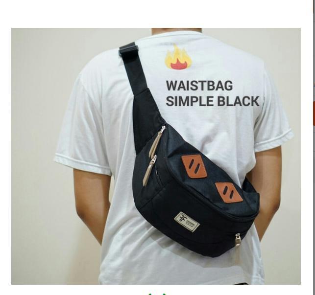TAS SELEMPANG DISTRO WAISTBAG WAISTPACK TERBARU PROMO