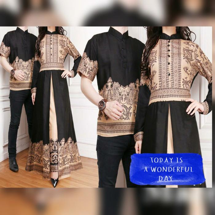 Cuci Gudang !!! Couple Baju Muslim Couple New Elegan Batik Elegant Era Harga Sepasang