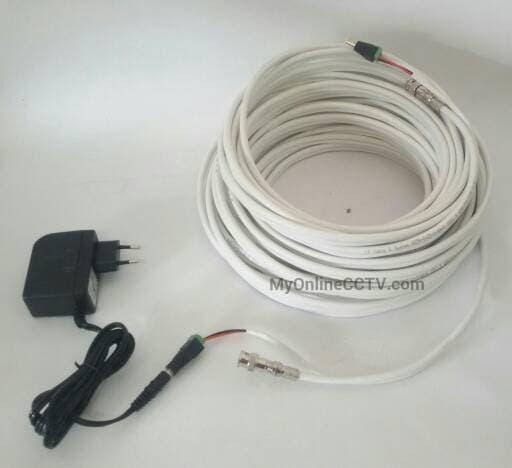 Kabel CCTV Jadi 20 meter Awet Tinggal Pasang merk LG LS Coaxial Powe