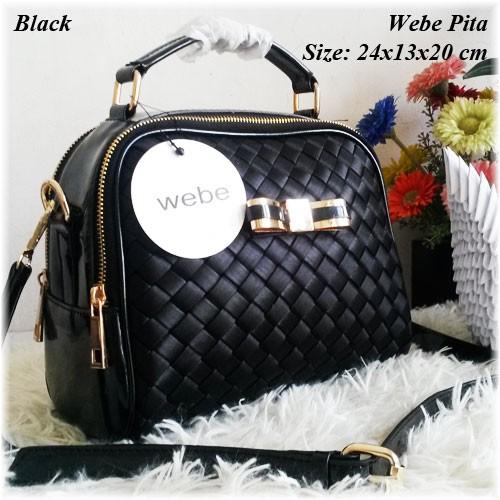 Tas Wanita Pesta Selempang Shoulder Bag Webe Pita Super Tas Fashion Import Tas Wanita