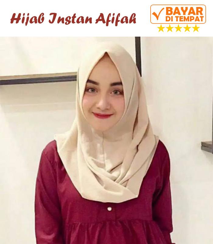 Hijab Jilbab Khimar Instan Afifah