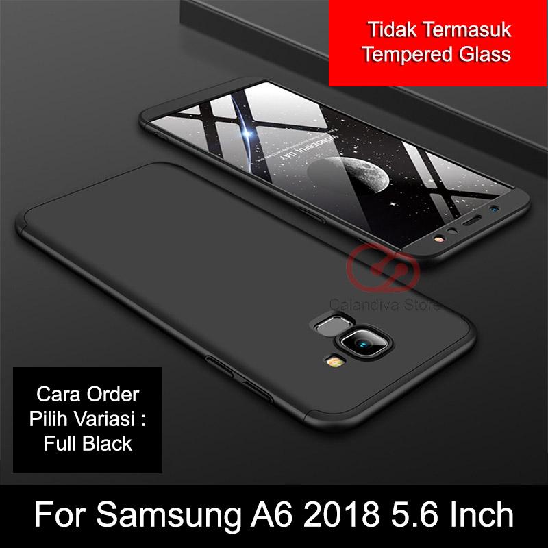 Calandiva Premium Front Back 360 Degree Full Protection Case for Samsung Galaxy A6 2018 (5.6 Inch)