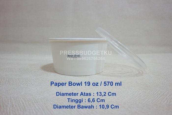 HOT SPESIAL!!! Khusus jne - paper bowl 19 oz / mangkok kertas murah - cKZWh7
