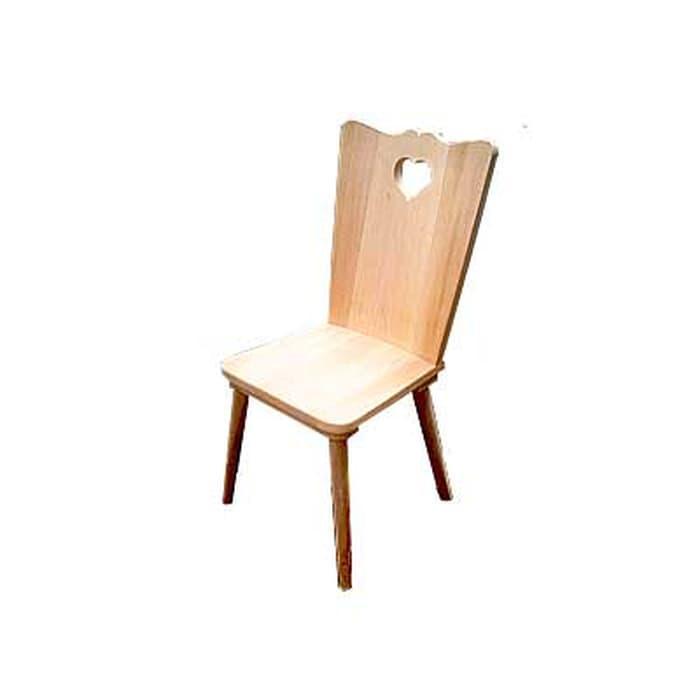 KURSI CAFE CINTA MAHOGANY NATURAL