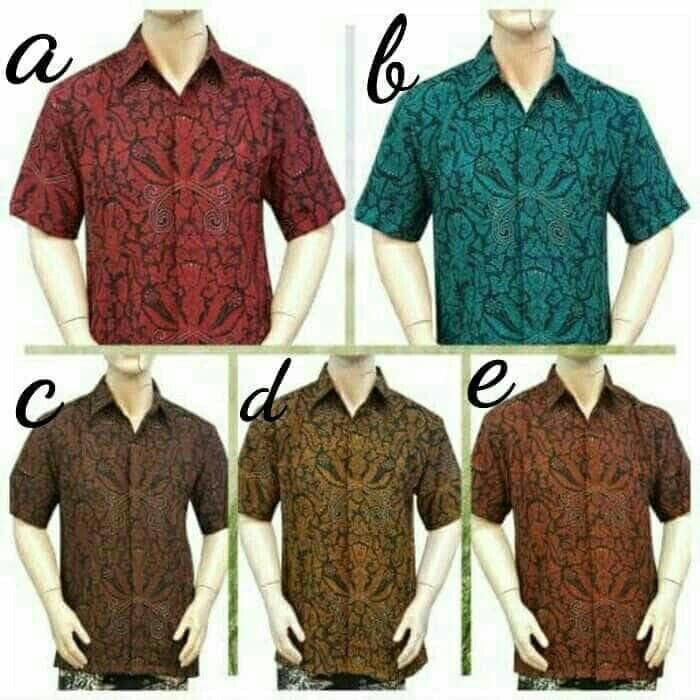 Terbaru!! Kemeja Doby Batik Xxl - Grosir Baju Batik Pria - De Solo Batik - ready stock