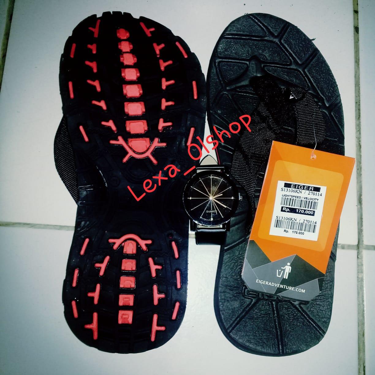 Eiger Jepit Lightspeed Bonus Jam Tangan QUARTZ