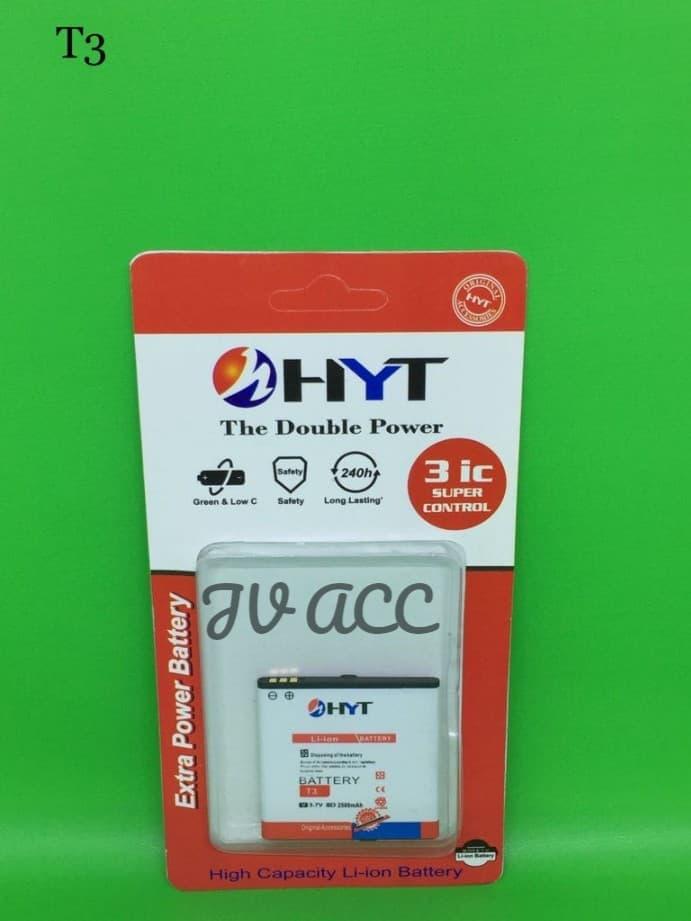 BATTERY BATERAI BATRE HYT DOUBLE POWER EVERCROSS T3 DOUBLE IC PROTECTION