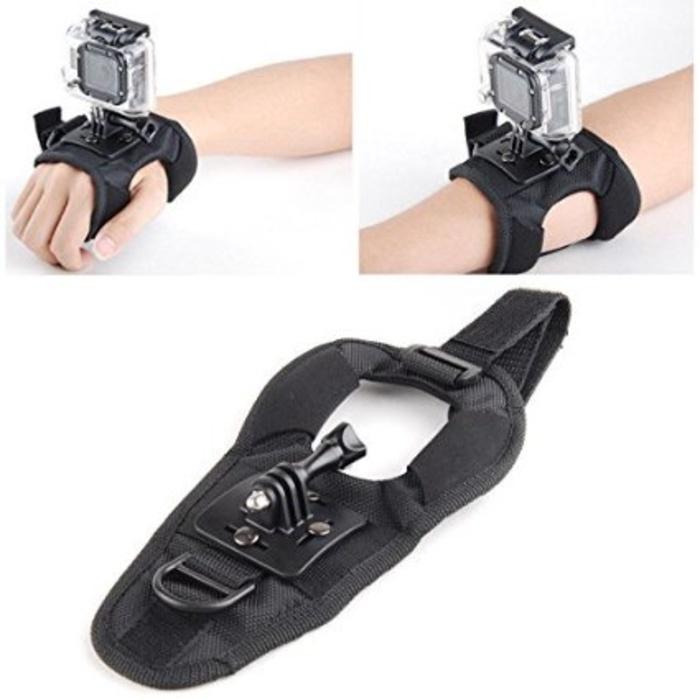 Glove Style Velcro Wrist Band Strap Xiaomi Yi GoPro Hero Hero 3+ 2
