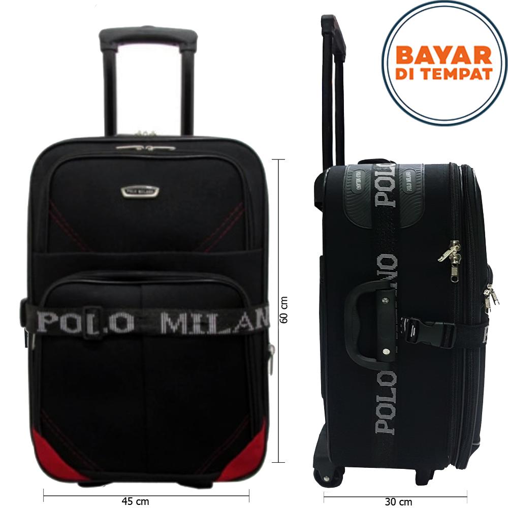 Tas Koper Kabin Bahan Polo Milano Expendable Dapat Diperluas Size 20 8878 Koper Baju Murah Original