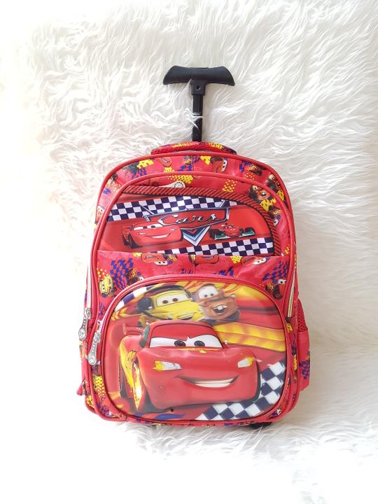Tas troli trolley ransel sekolah anak SD hologram LED lampu musik Cars - Fashion Anak Keren - Fashion Anak Terlaris - Fashion Anak Terbaru - Fashion Anak Murah
