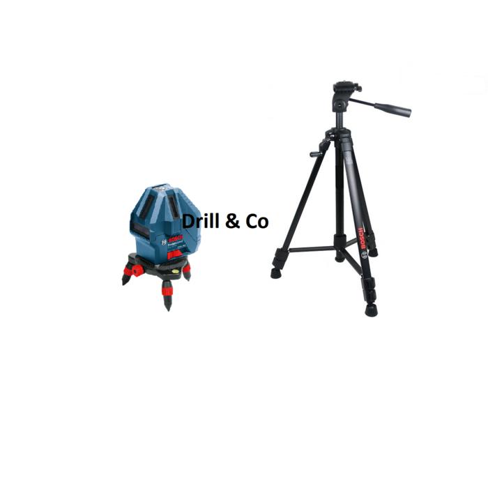 Promo Bosch GLL 5-50 X Kit + Tripod Set Laser Garis / Line Level Original