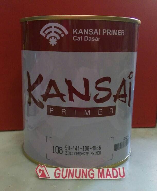 Lagi Diskon!! Kansai Zinc Chromate Primer 108 / Meni Besi 1 Kg Cat - ready stock