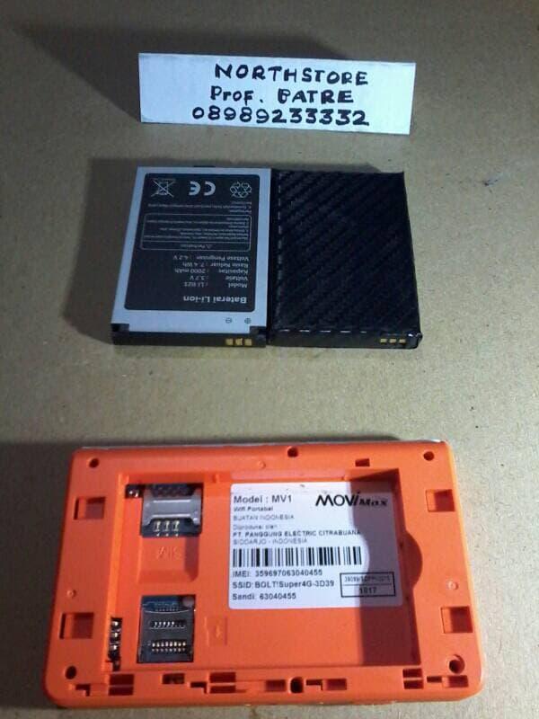 DISKON BATERAI MODEM BOLT ORION MOVIMAX MV1 3800mAh DOUBLE POWER