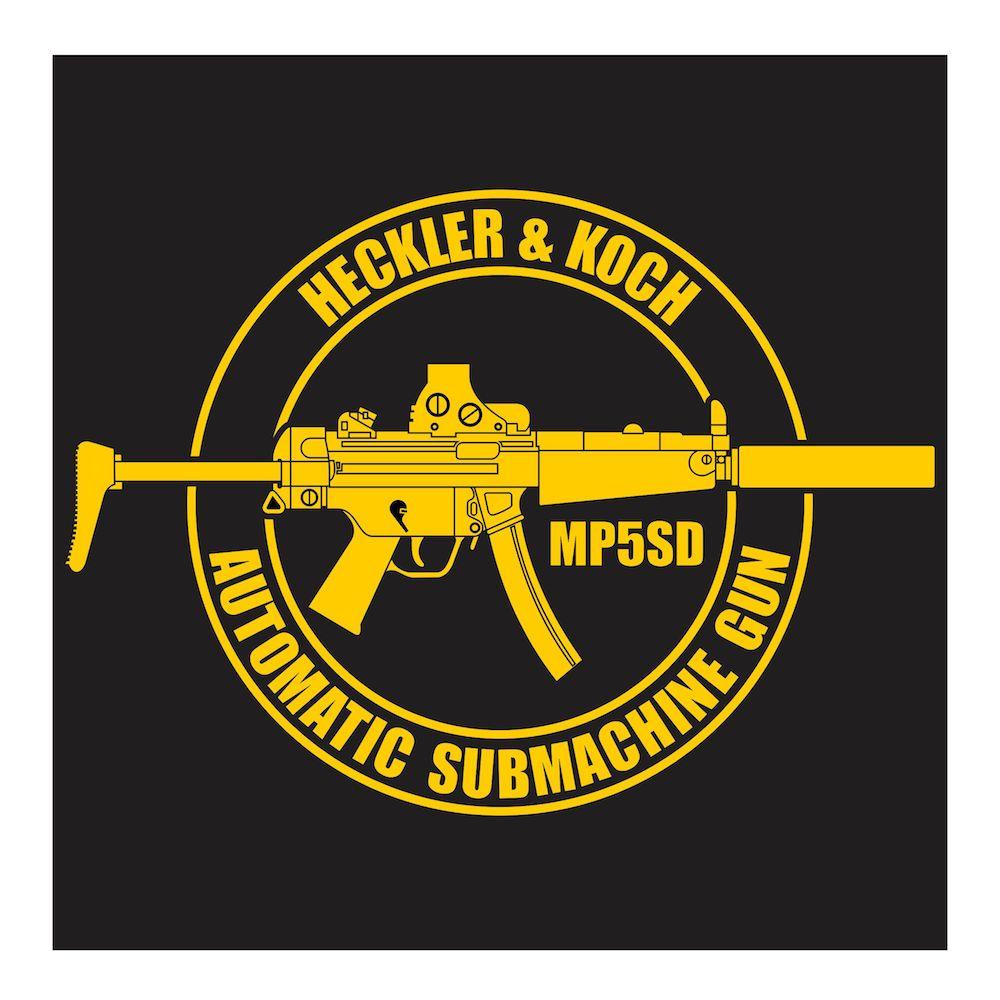 Heckler & Koch MP 5 series 1 Cutting Sticker