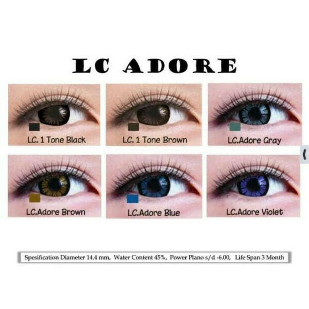 softlens living color adore 2 TONE BLUE (NORMAL)