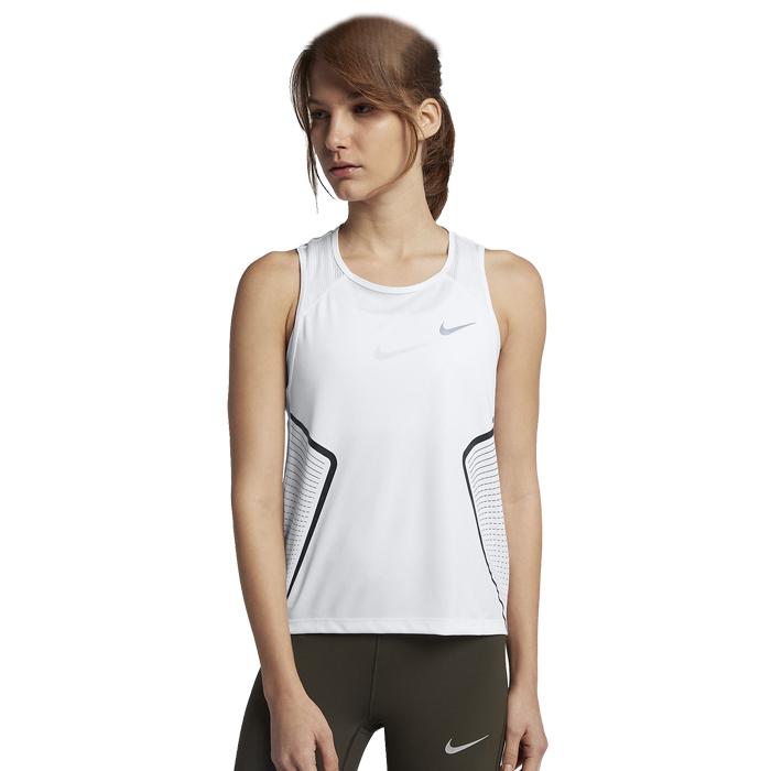 Baju Olahraga Senam Gym Yoga Lari Fitness AS Women Nike Dry Miler Tank - White 890342101