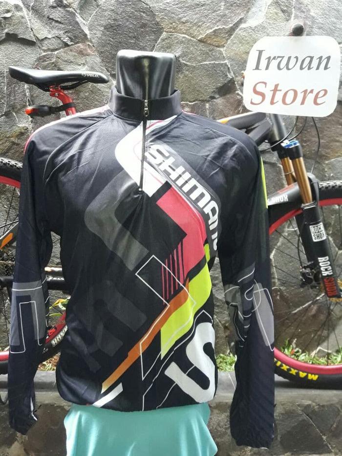 ASLI!!! Baju Jersey Sepeda Shimano lengan panjang - J4OeoL