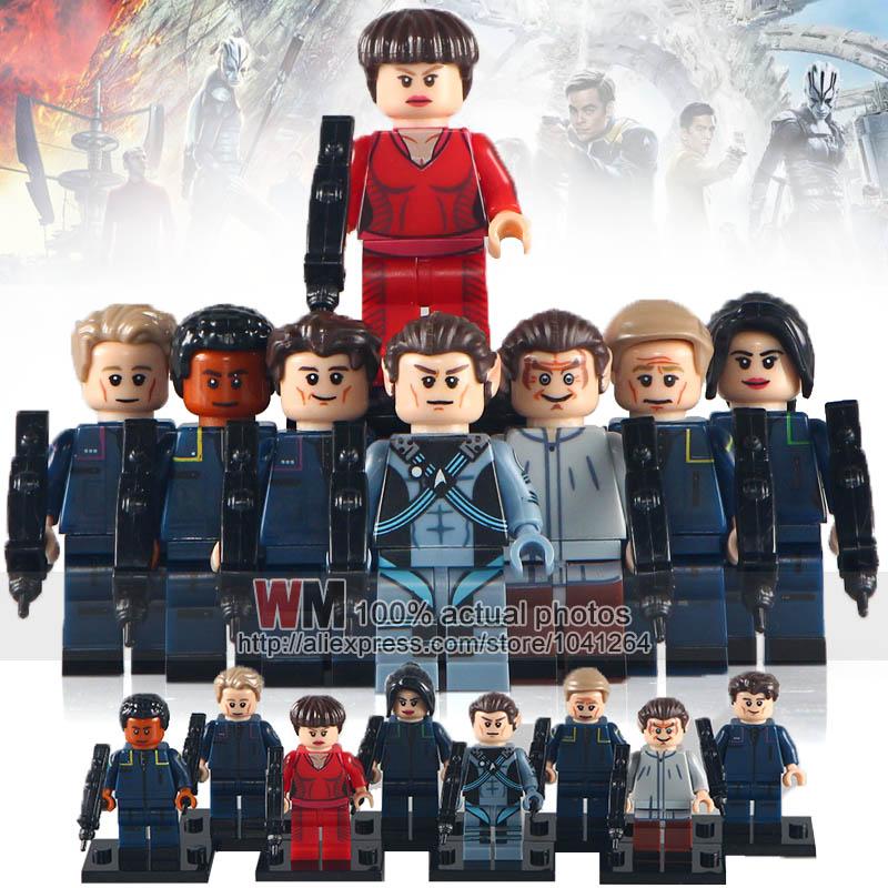 WM Balok Susun 8 Pcs/lot PG8054 Uhura Star Trek Blok Enterprise Turbin Startrek U.s.s. Perusahaan Batu Bata Mainan untuk Anak-anak-Intl