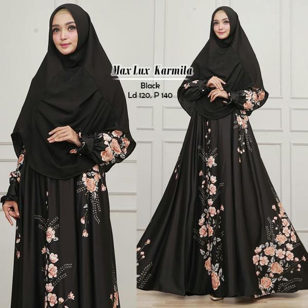KARMILA SYARI BIG SIZE - BAJU KURUNG MUSLIM MURAH TERBARU 2018 GROSIR GAMIS SYARI PAKAIAN WANITA BUSANA PESTA MODERN BORDIR CELANA ATASAN SETELAN MAXIDRESS COUPLE KULOT