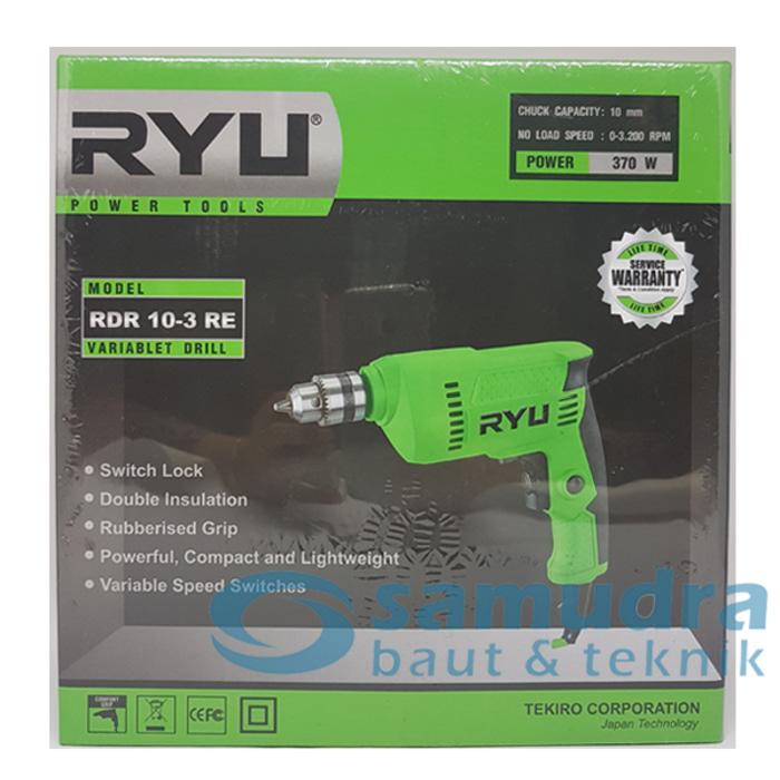 Mesin Bor Listrik TEKIRO RYU RDR 10-3 RE Electric Drill