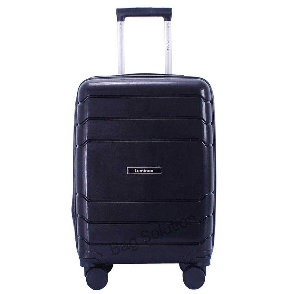 Luminox Tas Koper Hardcase Fiber - PP 4 Roda Resleting Anti Tusuk - Kunci TSA - GGCB Size 20 Inch