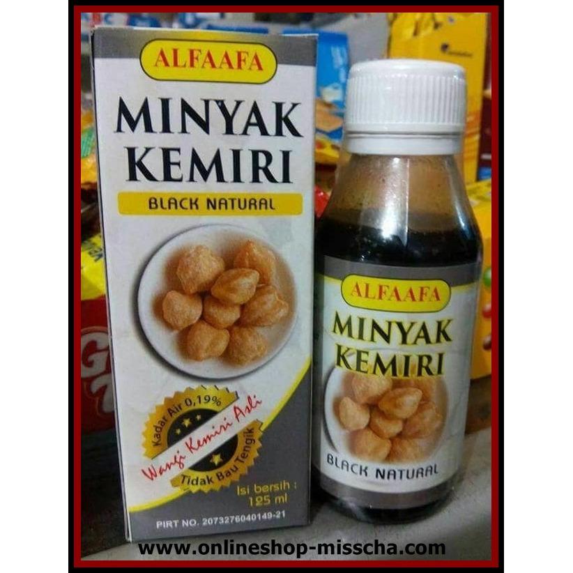 MINYAK KEMIRI ALFAAFA BLACK NATURAL BAKAR_isi 2 botol