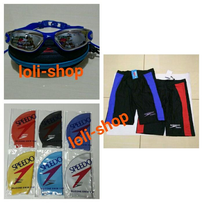 Sedang Diskon!! Kacamata Renang Speeds Lx 3000+ Earplug + Topi Renang Dan Celana Renan - ready stock