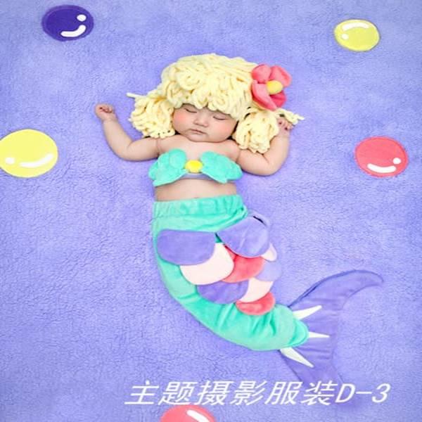 BABY KOSTUM SET IKAN DUYUNG / LITTLE MERMAID