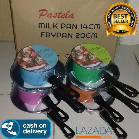 Hybrid Tech - Pastela Maspion Milkpan 14cm Frypan 20cm / Pastela Set Maspion REAL PICTURE