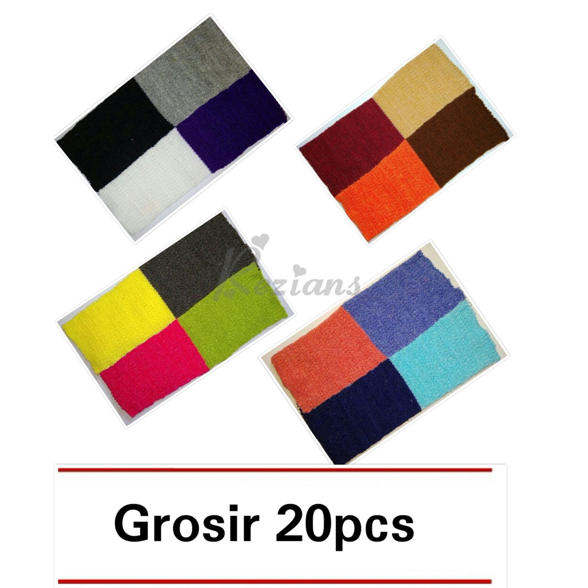 20 pcs Bandana Rajut 4 In 1 - Ciput Rajut Model Bandana