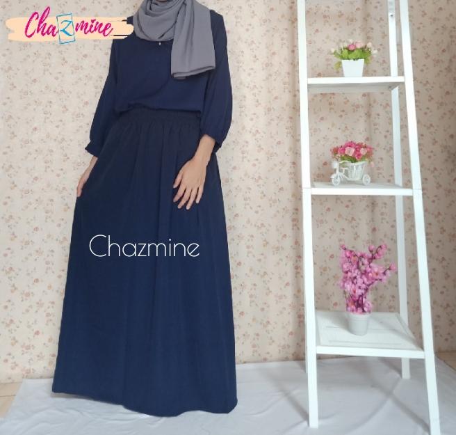 Fix - Rok Wanita/Rok Polos Panjang Bahan Wolfis Premium Super Murah