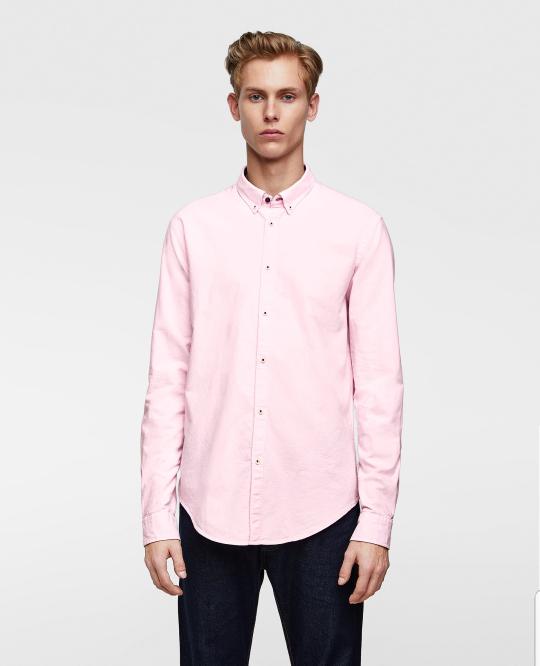 Kemeja Oxford Zara Man Original Not HNM Guess Tumi Supreme Bape