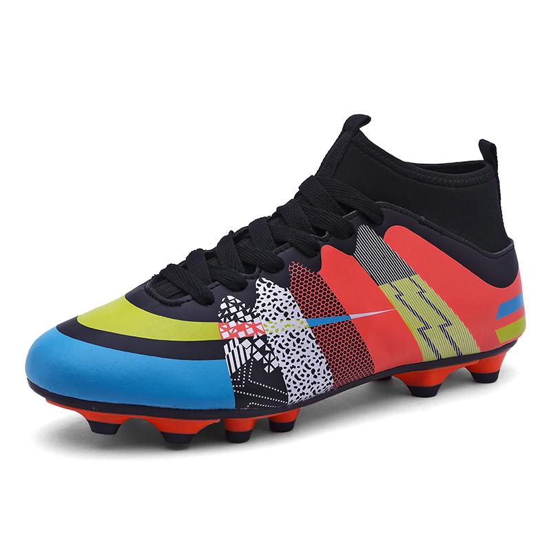 EU32-43 Sepatu Sepakbola Spike Tinggi Sepatu Sepak Bola Tinggi Atas Sepatu Olahraga Luar Ruangan Tinggi Spike Sepatu Tinggi Terbaik socceer Sepatu Olahraga Luar Ruangan