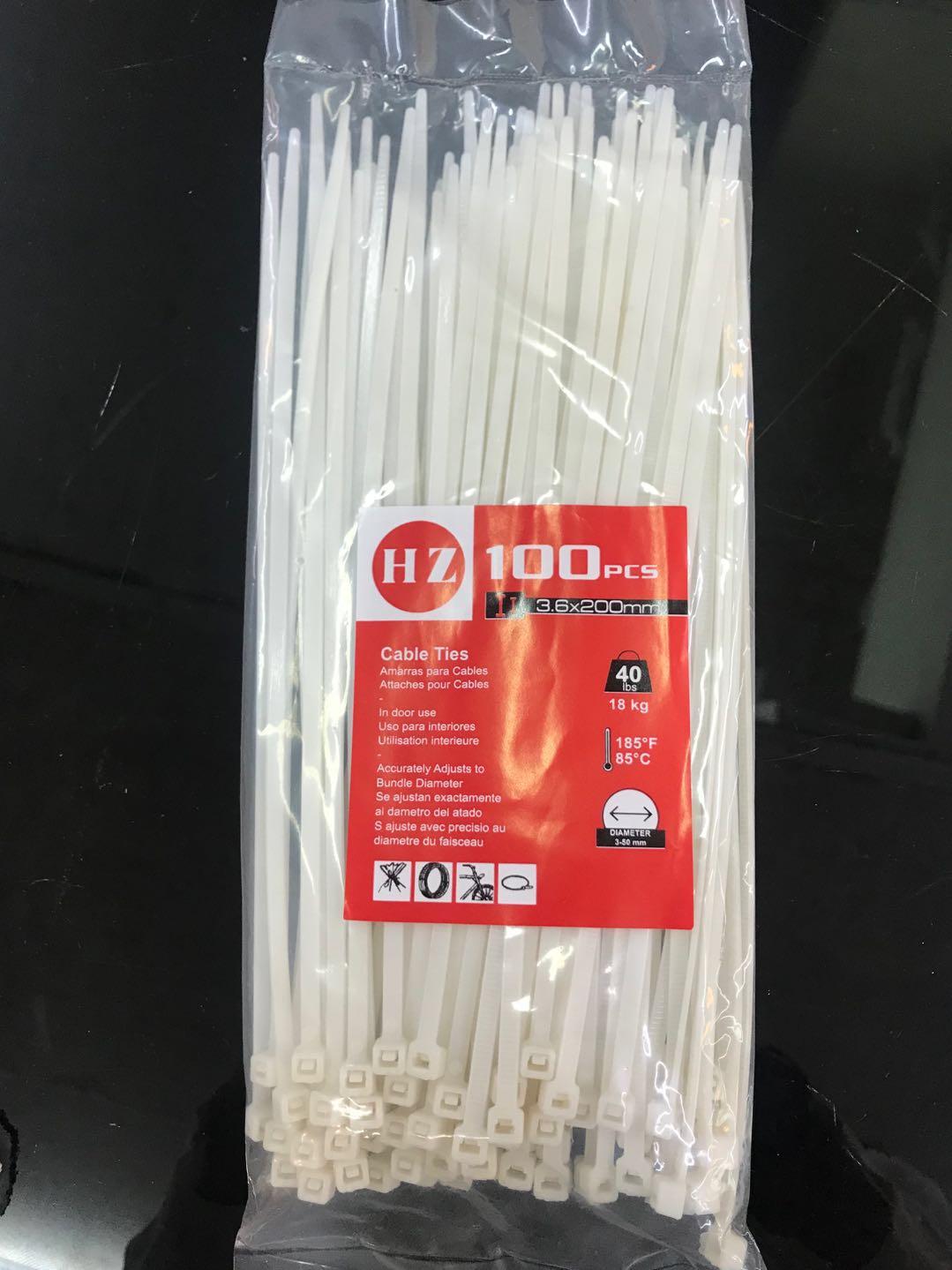 HZ Cable TIES uk.3,6 x 200mm