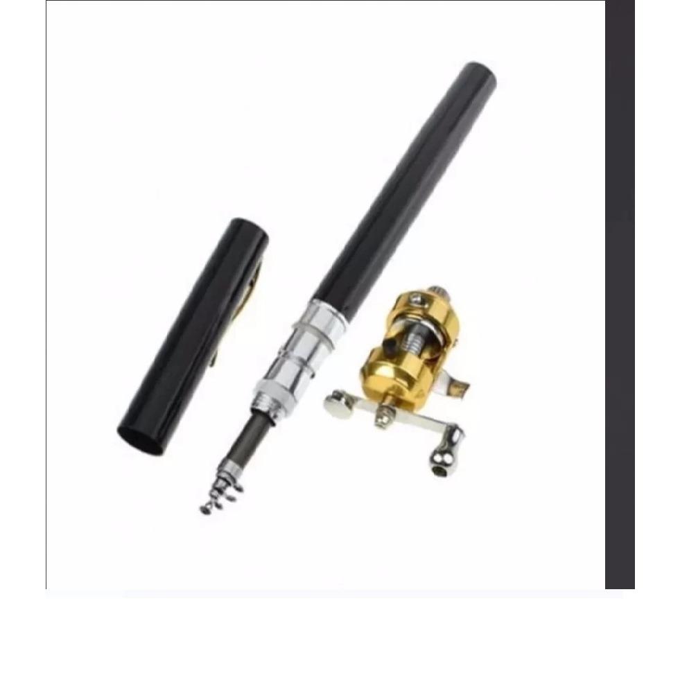 Lengkap Fishing Pen Mini Portable Pancing Pulpen Joran Pena Rod Bolpen