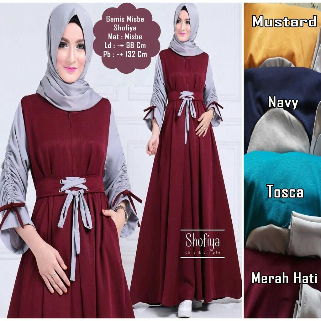 Long Dress Gamis Maxi Tangan Panjang Wanita Dewasa - Gamis polos baloteli / Lengan Plipit Bunga Busana Muslim Wanita Gamis Murah Baju Lebaran Baju Pesta
