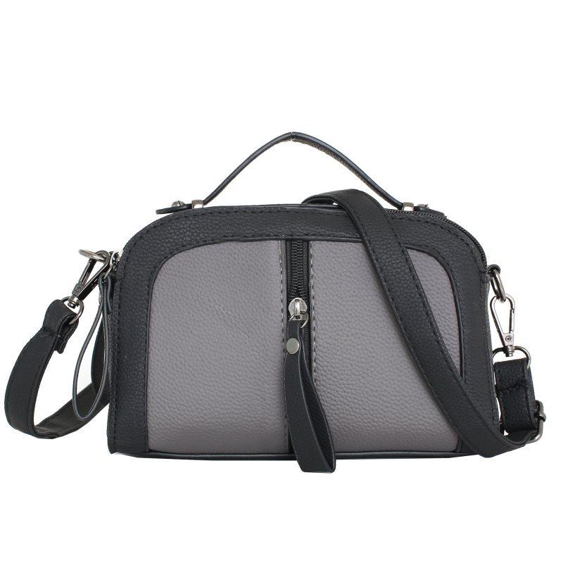 BOSTAS TAS WANITA SLEMPANG SLINGBAG BATAM 22136 GRAY SIMPLE KEKINIAN TERBARU 2018