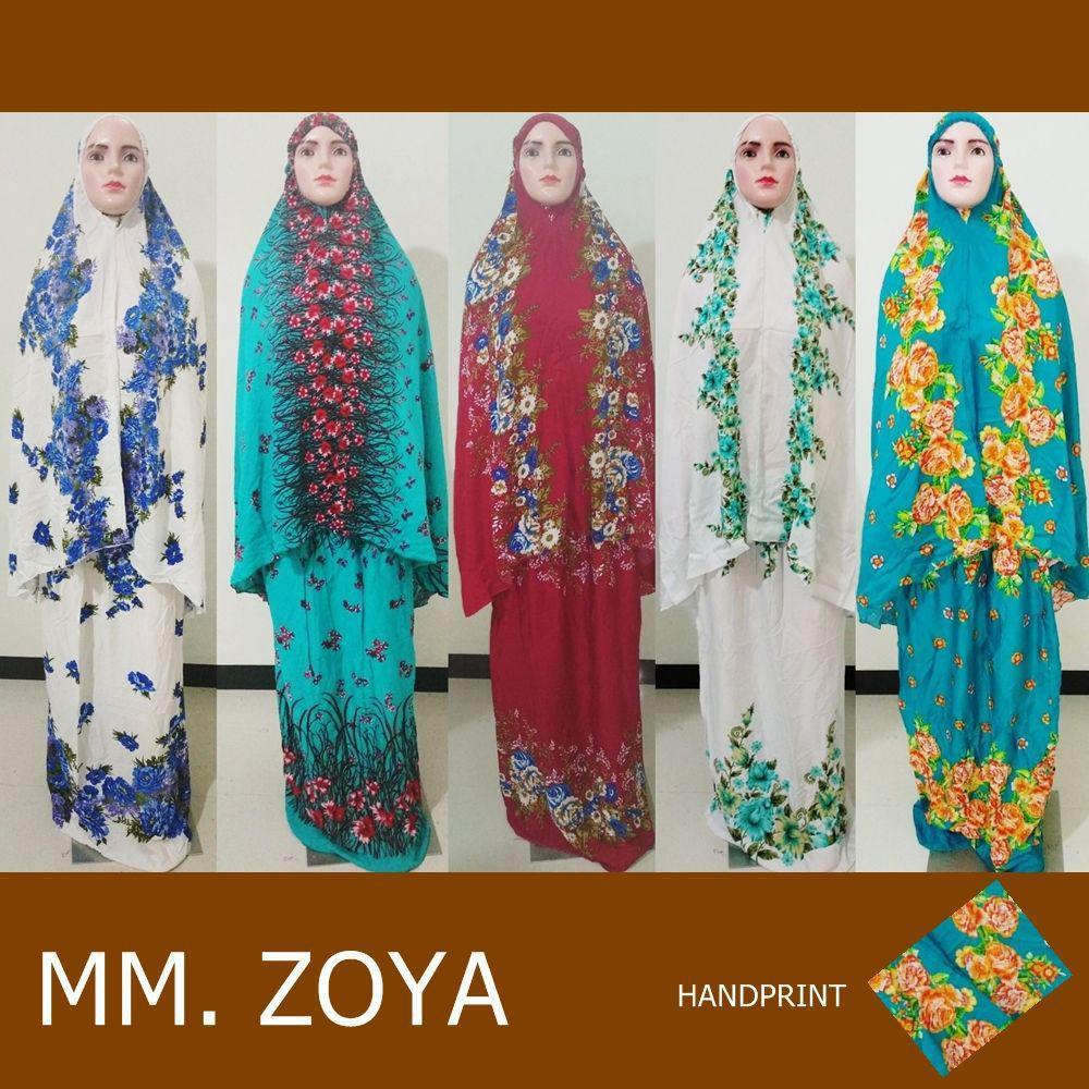 MUKENA/GROSIR/PUSAT/DEWASA/RESELLER/SUPPLIYER/MURAH/AGEN/TASIK/MUKENA BALI FUJI /TERLARIS (putih - biru)