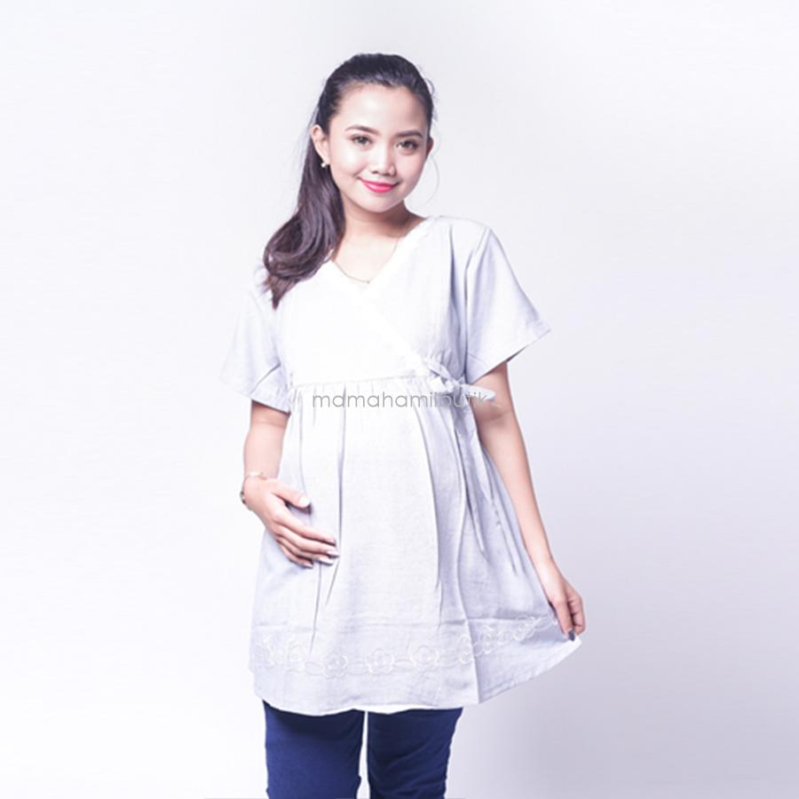 Ning Ayu Baju Atasan Hamil Pendek Kimono Renda Cantik - SD 313 / Baju Menyusui Lengan Panjang / Baju Atasan Menyusui / Baju Menyusui Muslimah / Baju Muslim Wanita untuk Ibu Menyusui/ Baju Hamil Untuk Kerja / Baju Hamil Untuk Kerja Modis