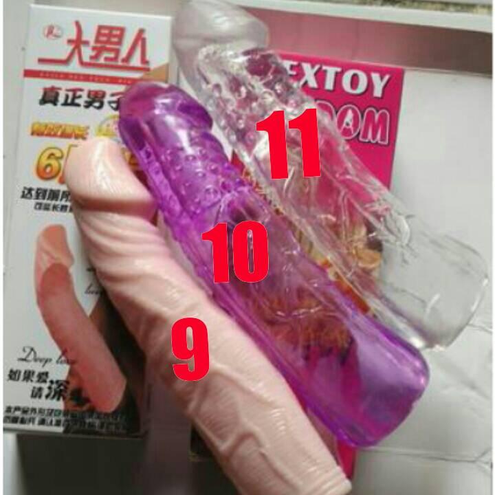 Alat bantu_Sex_Untuk Pria Wanita Kondom_SAMBUNG_JUMBO_WARNA silicon_awet_tahan_lama