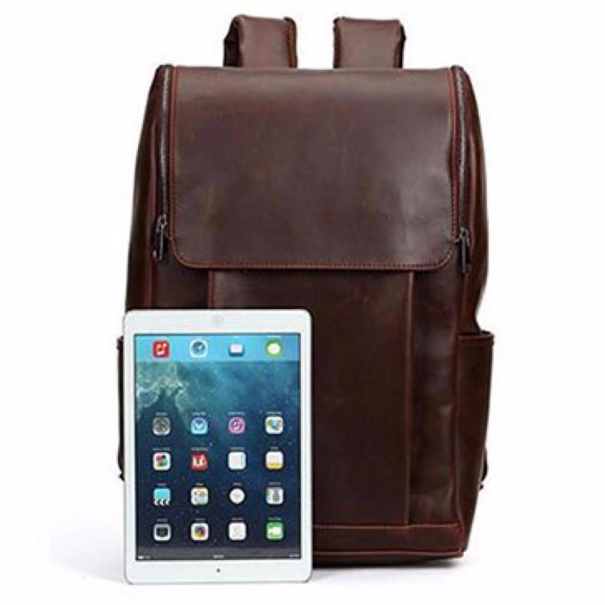 Vienna Linz Tas Ransel Vintage Bahan Kulit Pria Wanita Maestro 14inch Tas Laptop Notebook Bag Kuliah Kerja Sekolah Jalan Backpack Casual Fashion Big Space Backpacker s5128