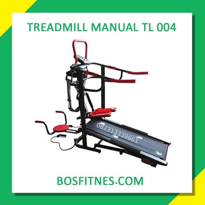 Diskon 10%!! Jual Treadmill Manual 6 Fungsi Tl-004 Cod Karawang - ready stock