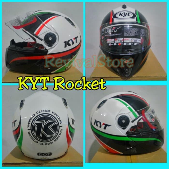 Helm KYT - X Rocket Retro / helm murah / full face