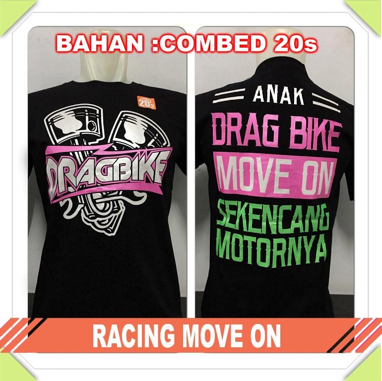 Kaos Distro Gaul RACING MOVE ON