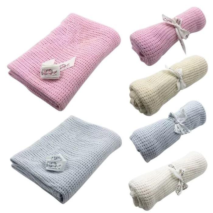 SELIMUT BAYI WOOL KNITTED (BAHAN MOTHER CARE)