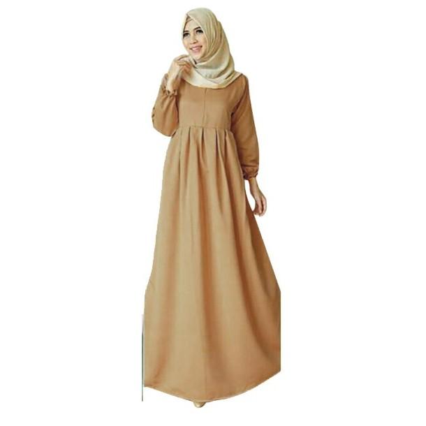 Sungkar Maxi Dress l Fashion Wanita Muslim l Anjani Syari Murah l Grosir l Tanah abang (Navy)